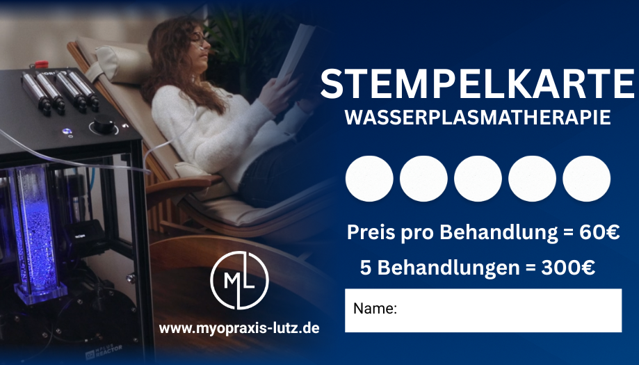 5er Stempelkarte Wasserplasmatherapie
