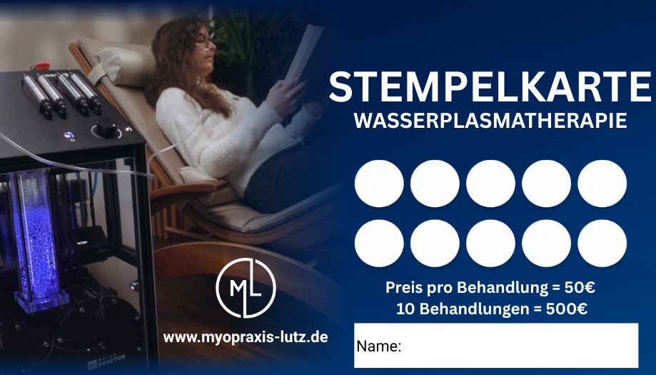 10er Stempelkarte Wasserplasmatherapie